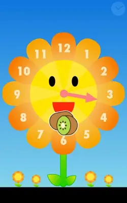 Sunflower clock android App screenshot 0