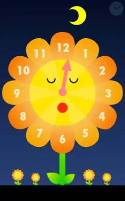 Sunflower clock android App screenshot 1