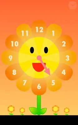 Sunflower clock android App screenshot 2