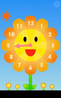 Sunflower clock android App screenshot 3